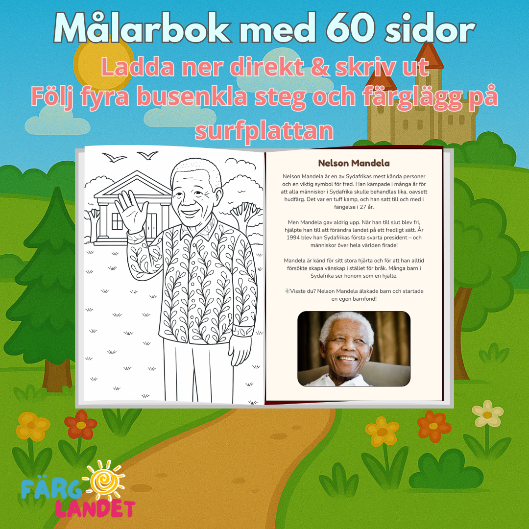 Res genom Afrika | Digital målarbok med fakta